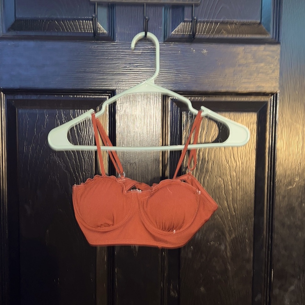 Burnt Orange Bikini Top